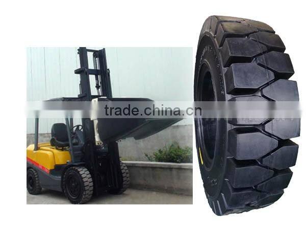 10 inch 7.00-12 solid rubber forklift tires