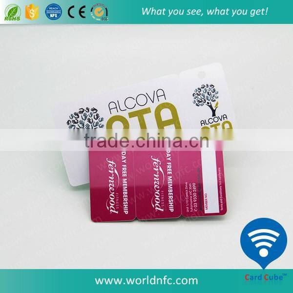 Customized CMYK Printing Plastic PVC Luggage Tag