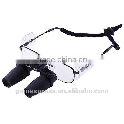 4.0x Prismatic Keplerian Style Dental Loupes Surgical Medical Dentistry Frame