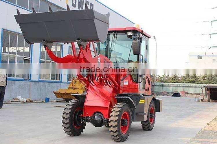 China 800kg ZL08F wheel loader with Yuchai/changchai diesel engine