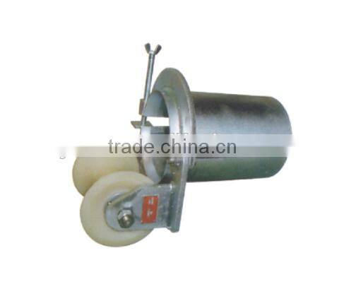 Cable installation tool cable nylon ground roller with bell mouth