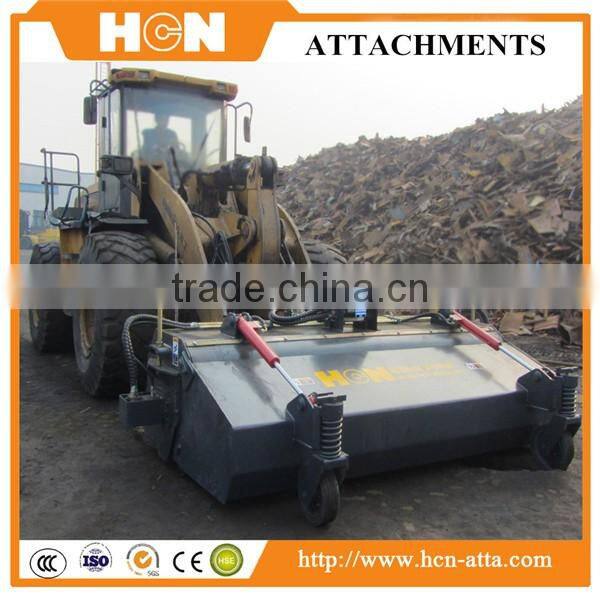 Hot HCN BM12 5T wheel loader pick up road sweeper