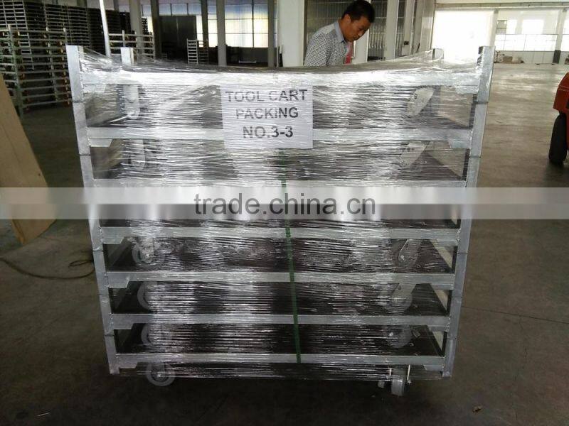 metal high quality flower display trolley rack