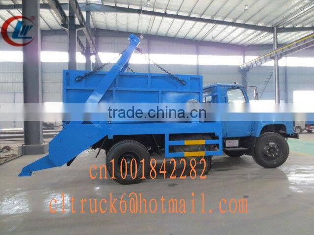 Dongfeng Tip head 6m3 4*2 swing arm trash Truck