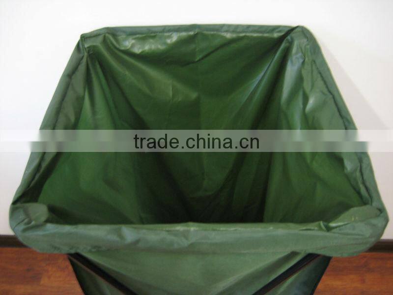 PE big leaves garden bag with iron stand