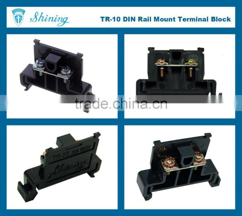 TR-10 Any Pole Assembly 600V 10 Amp Terminal Block Din Rail Connector