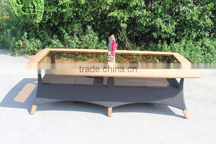 Wooden And Rattan Furniture 12 Seater Dining Table