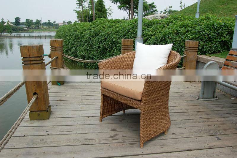 Hot Sell Leisure Garden Wicker Chair With Ottoman