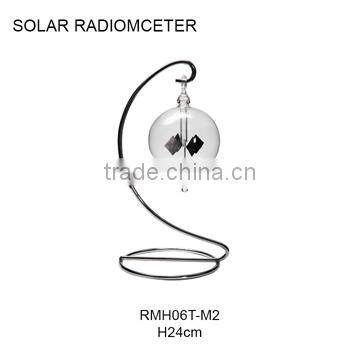 3 clear hanging glass crookes radiometer ball RMH060810TD