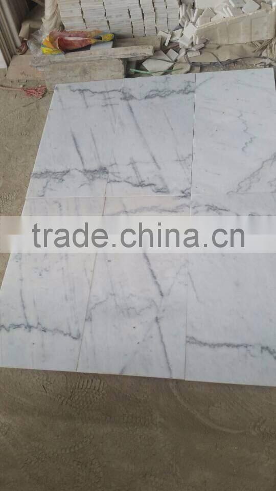 good price for guangxi white marble tiles for table top