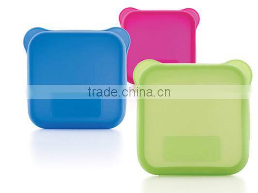 Silicon sandwich bag,snack pouches