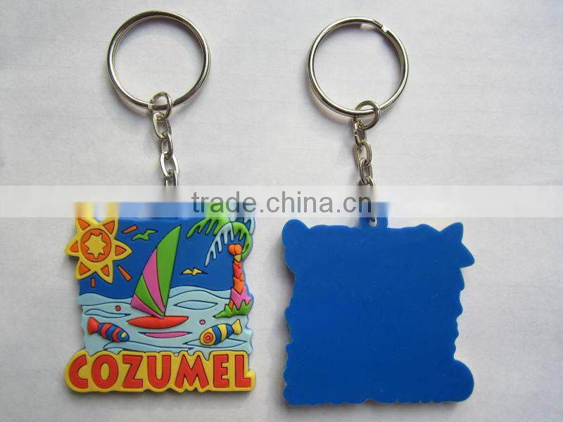 PVC keychain 3D logo