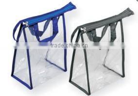 Wholesale pvc cosmetic bag,pvc tote bag,pvc zipper tote bag for promotion