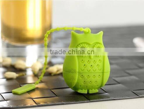 CY166 Owl Tea Infuser Adjustable Silicone Loose Leaf Tea Strainers