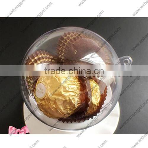 Cleverish portable cute ball plastic storage jewelry wedding box kit