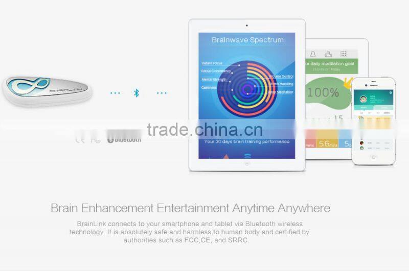 2016 Hot-selling Multi-function Brainwave Head Massager Personal Portable Brainwave Sersor Headband Bluetooth Brainwave Sensor