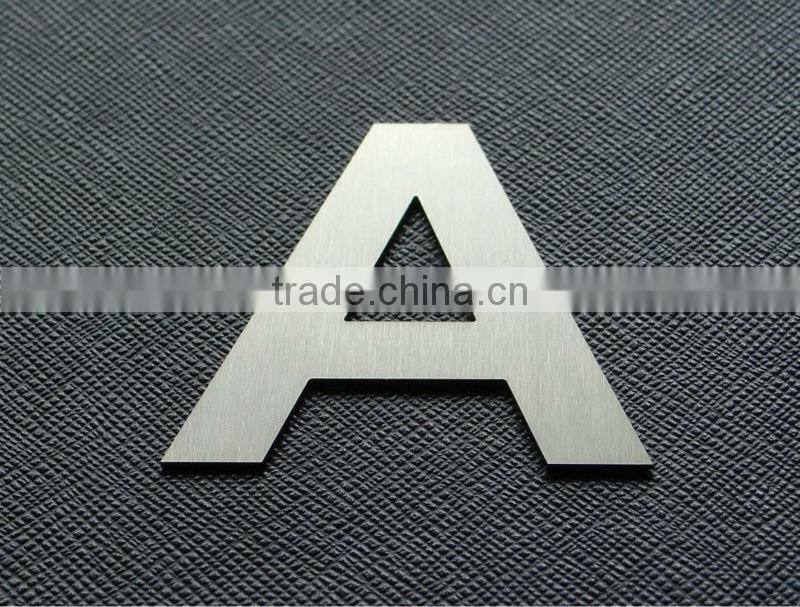 Stainless steel letter sigh