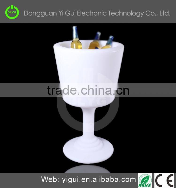 Plastic LED colorful wine/beer container big beer cup