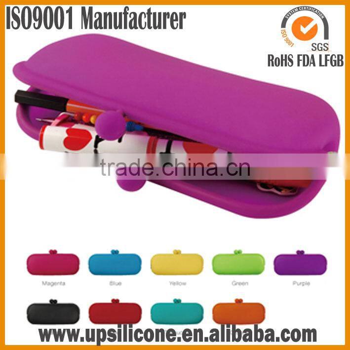 girls school pencil case soft plastic pencil case