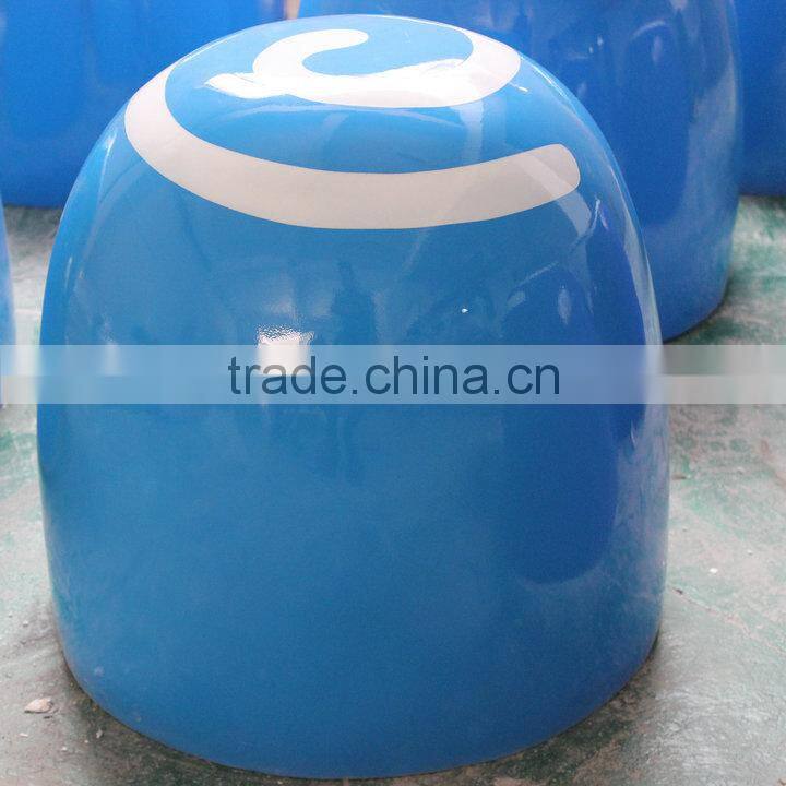 Outdoor fiberglass candy chair