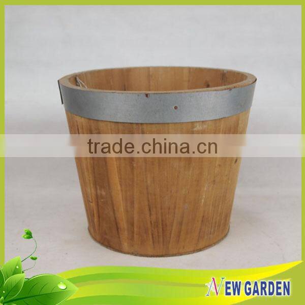 Handicraft Attractive Price Outdoor Garden Tall Square Wooden Vases