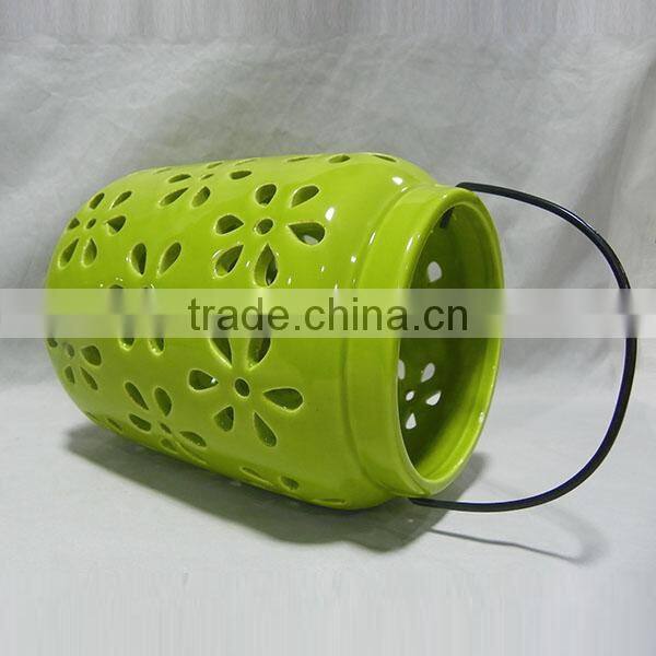 Ceramic hanging lantern