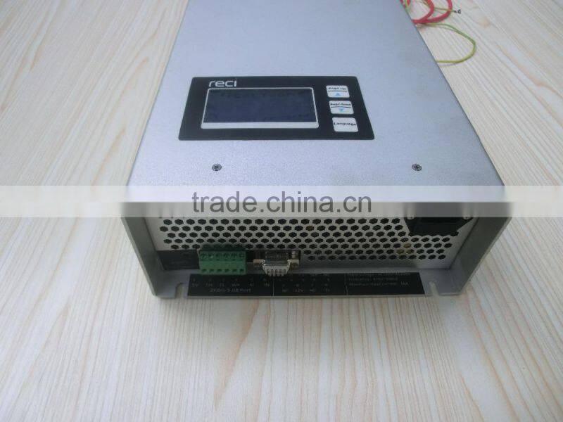 RECI P12 new intelligent protection laser power supply 100W with multilingual LCD digital display, for RECI S2 CO2 laser tube