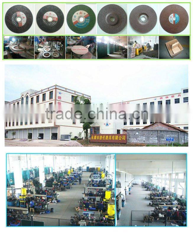 DC alox cutting and grinding wheel for steel and stainless steel