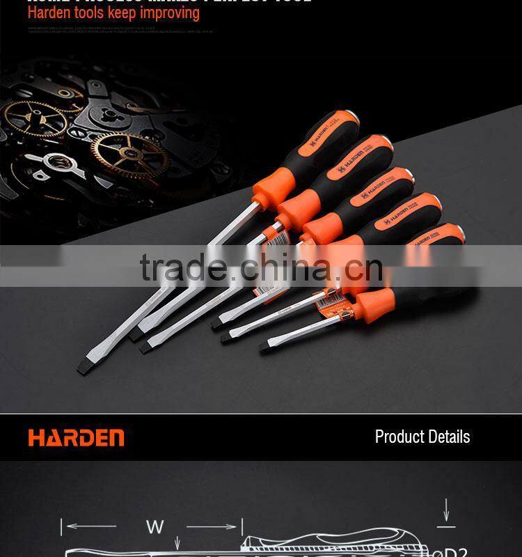 Professional Magnetic Hand Tools CRV Slotted Head Screwdriver