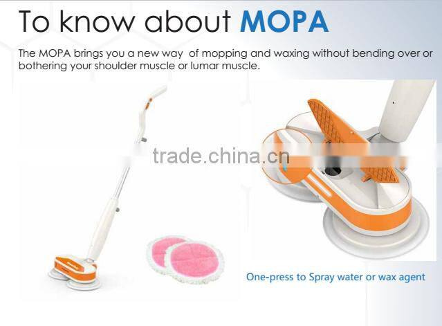 Electronic cordless Mop with water tank /wet and dry floor mop