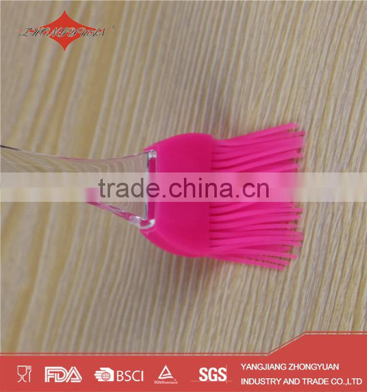 High quality translucent cucurbit shape handle silicone brush