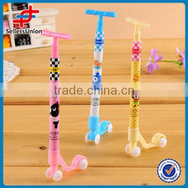 New design plastic scooter fashion ballpoint pen