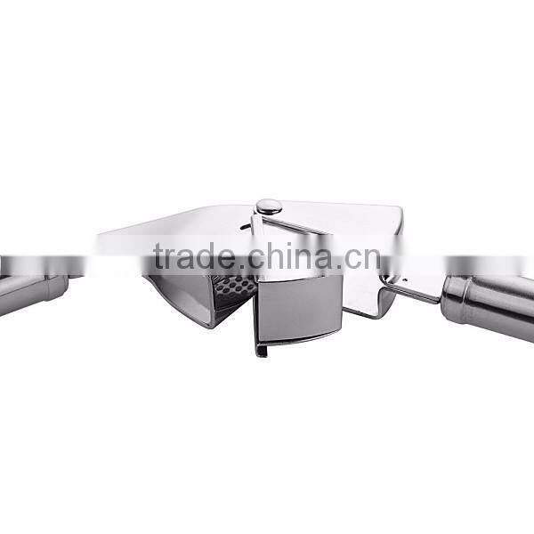 The Finest Quality Stainless Steel Garlic Press Mincer Peeler Brush Crusher Set