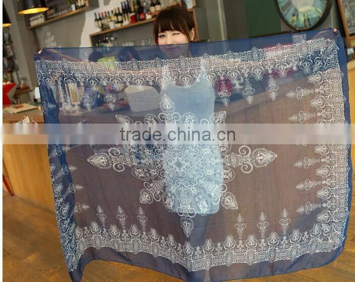Chiffon Scarf Women Ladies Scarves 2015 Shawl Foulard Female Scarves