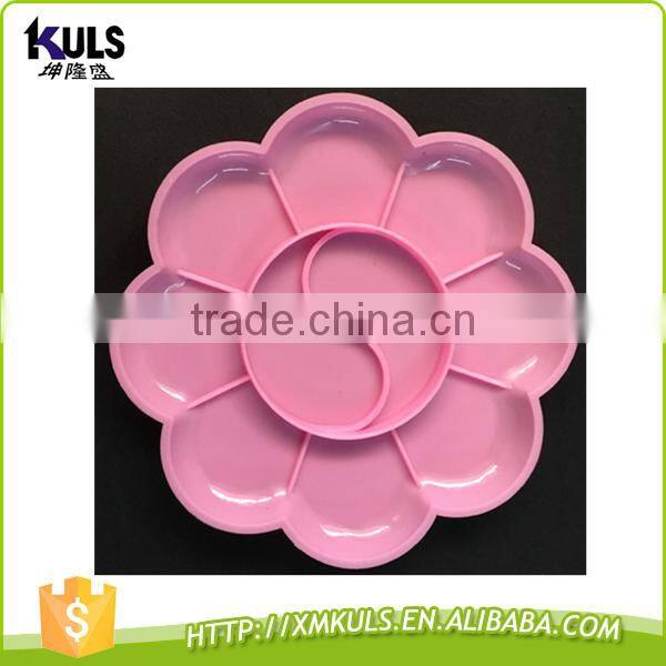 Painting quincunx plastic multi-function paint palette mix palette paint plastic