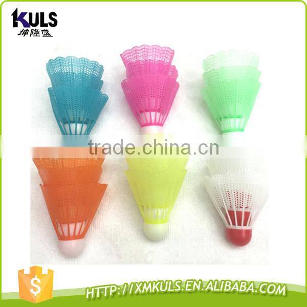 Colorful plastic children's toys badminton shuttlecock