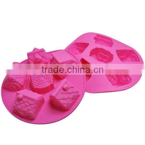 Christmas promotional gift food grade cake silicon model