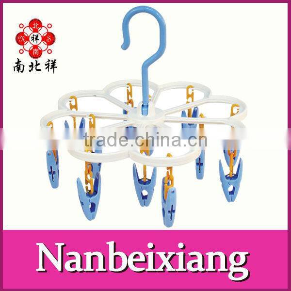 Double Loop 12 Legs PP wholesale Household Plastic Clothes Drying Rack