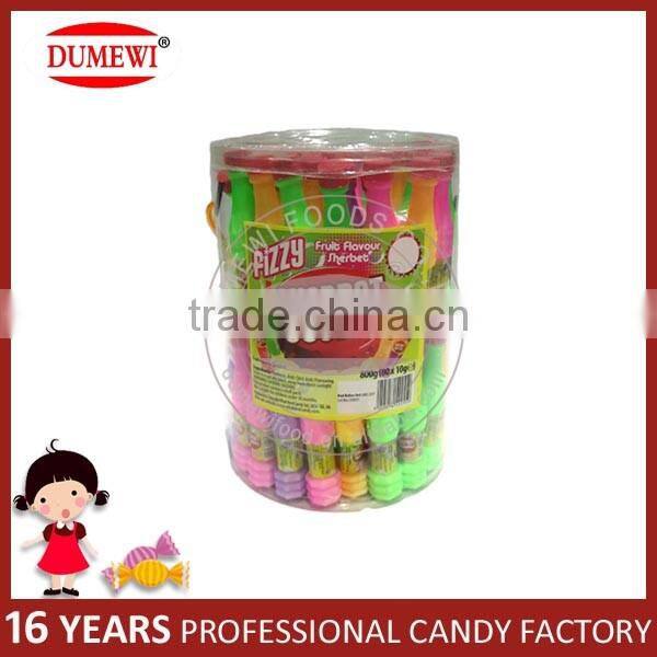 Mini Cola Bottle Fruit Flavor Sour Powder Candy
