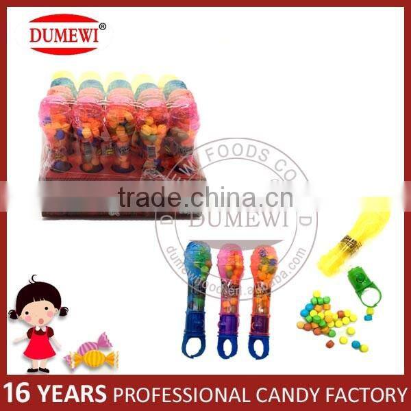 Colorful Plastic Microphone Ring Toy Candy with Light