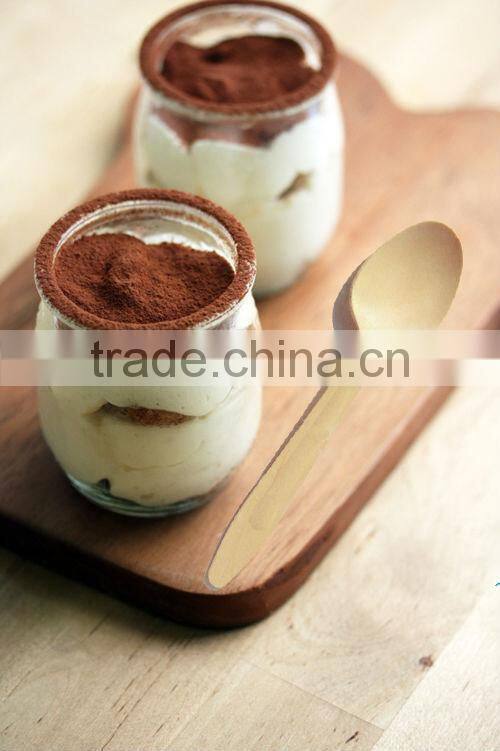 FSC Certificate Food Grade Disposable Natural Wood Material Spoon