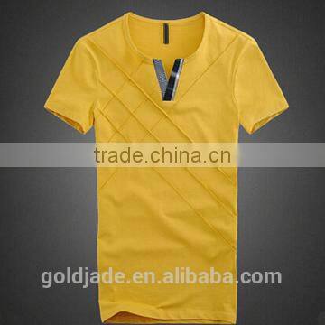 2017 New Item Casual V Neck Various Size Color T Shirts for Men