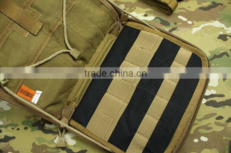 custom brown military tactical molle pad small bags