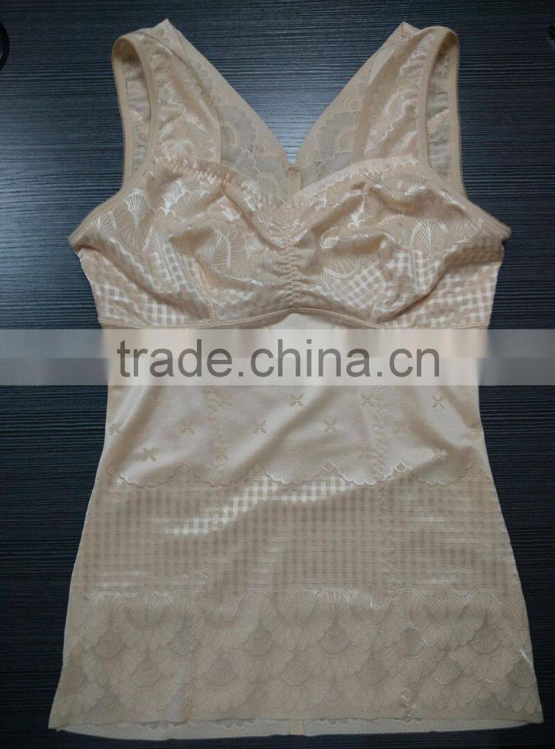 2015 Fashion design woman silk clothes ladies underwear tops