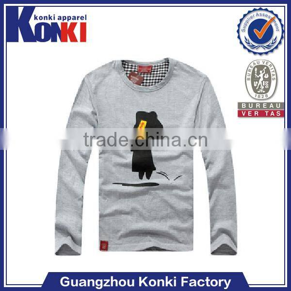 high quality organic cotton long sleeve tshirt