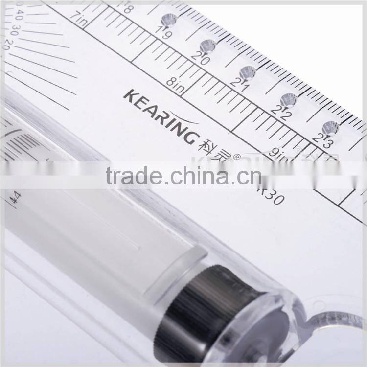 Kearing manufacture high quality 30cm&12 inch parallel rolling ruler#MPR30