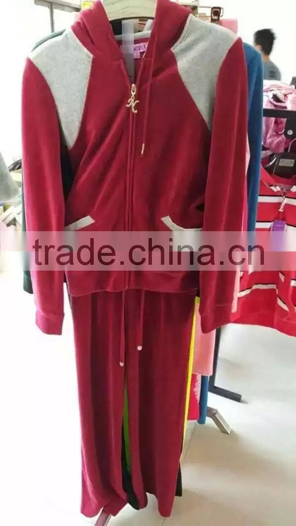 Cheap Price Ladies Velvet sets Stocks for Middle east and South America markets