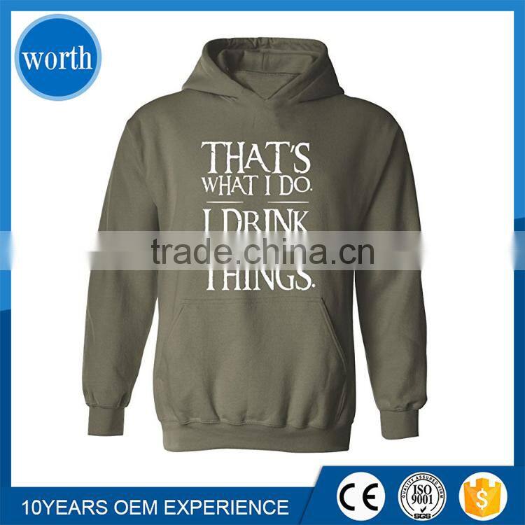 Unisex Pullover Hoodie with Rubber Print