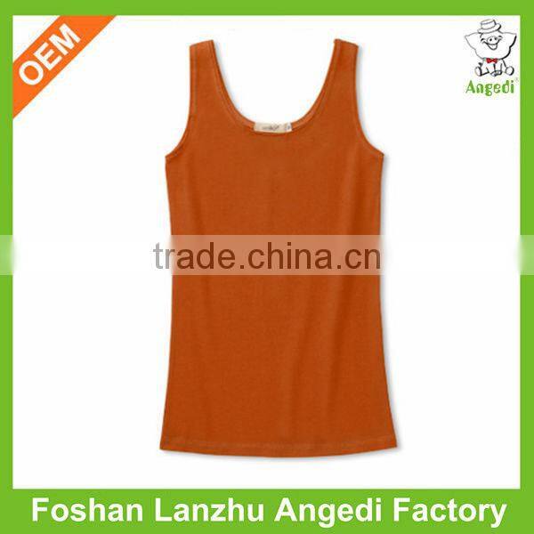 100% cotton ladies quick dry sport gym vest customize slim fit tank top with available colors