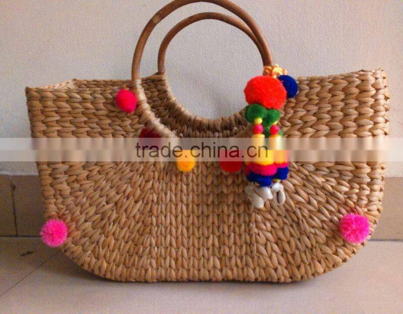 weed grass beach basket